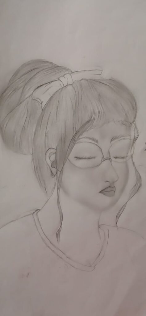 Autora: Whendy
Título: Sem Título
Material: Lápis de Grafite e Papel
Ano: 2025